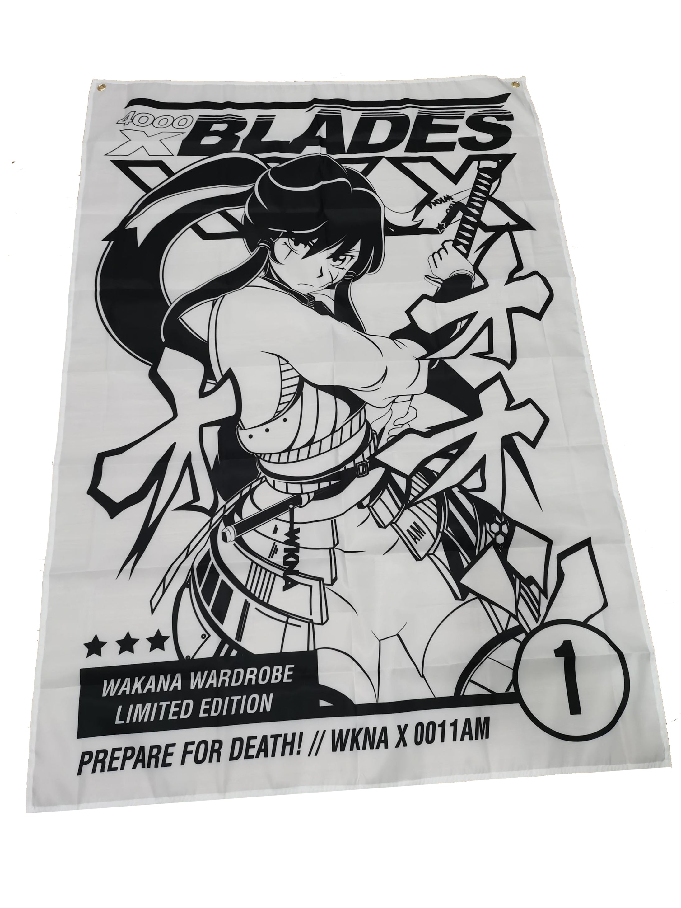 Wakana x 0011AM // 4000 Blades Manga Flag